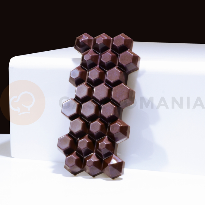 Polykarbonátová forma na tabuľkovou čokoládu, 3 ks x 100 g - MA2015 | MARTELLATO, Evolution