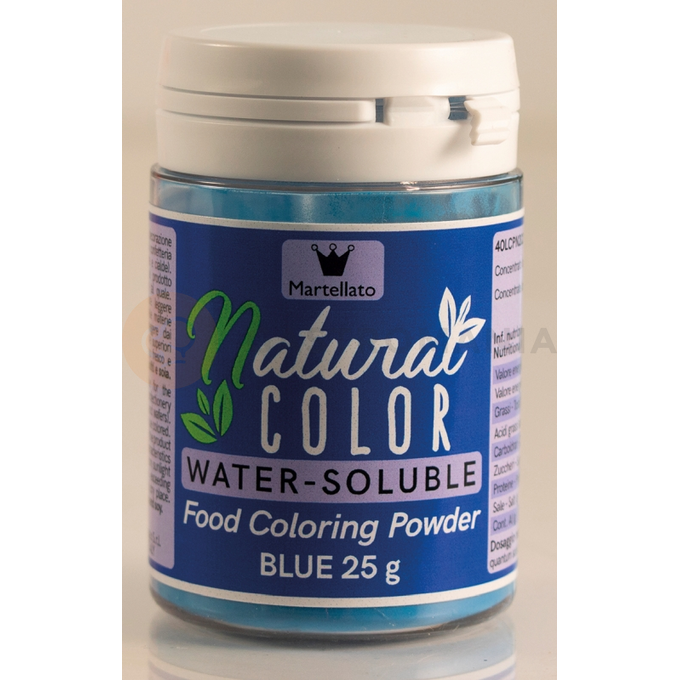 Prírodné farbivo v prášku - modrá, 25 g - 40LCPN202 | MARTELLATO, Natural Color