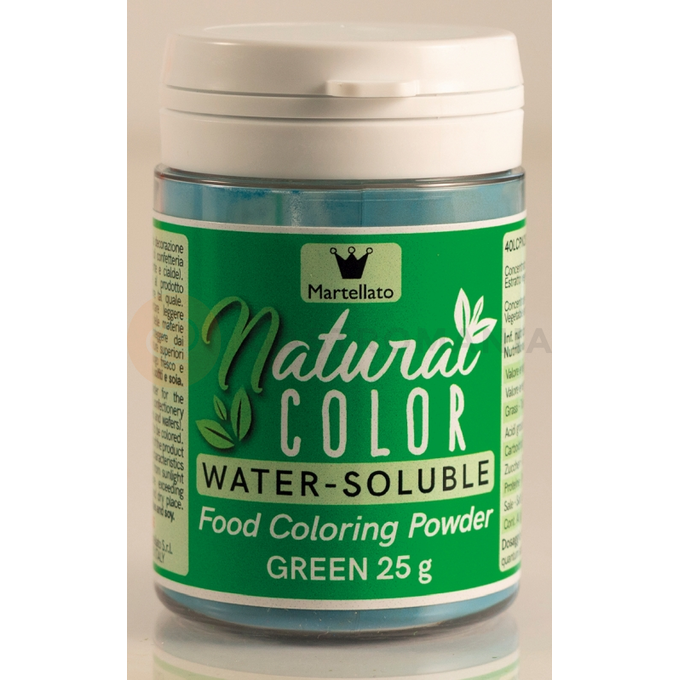 Prírodné farbivo v prášku - zelená, 25 g - 40LCPN209 | MARTELLATO, Natural Color