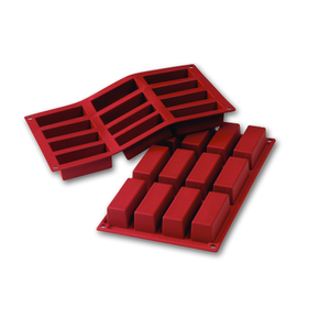 Forma na zákusky a dezerty, 79x29x30 mm, 12 ks - SF026 | MARTELLATO, Silicone Moulds