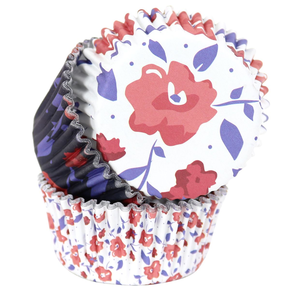 Košíčky na cupcake, priemer 5 cm, 60 ks kvetinový mix | PME, BC909