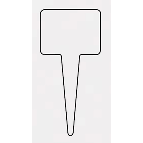 Plastová tabuľka, 180x84 mm, 10 ks- 10SI002B | MARTELLATO, Total White