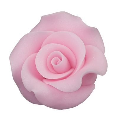 Kvet ruže &quot;L&quot; z cukru 6 cm, ružová | MAGMART, R L