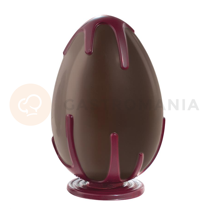 Termotvarovaná forma na čokoládová vajcia 3D, 100x150 mm - 20U501 | MARTELLATO, Drip
