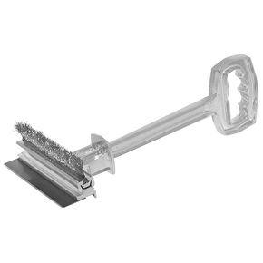 Škrabka s kefou na gril 370x155 mm, s prídavnou kefou | CONTACTO, 5877/002