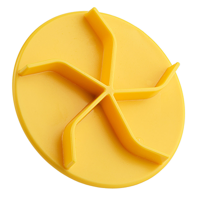 Razítko, značka na chlieb zo žltého plastu o priemere 80 mm | CONTACTO, 4084/084