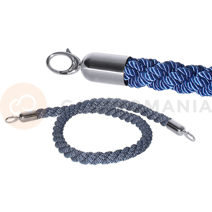 Povraz pletený 1500 mm k vymedzovaciemu stĺpiku, modrý | CONTACTO, 1604/754