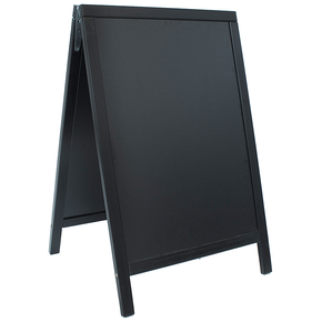 Informačná tabuľa drevená 550x850 mm, čierna | CONTACTO, 7696/085