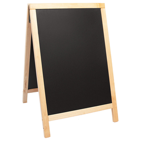 Tabuľa v drevemom ráme v prírodnej farbe, 550x850 mm | CONTACTO, 7695/080