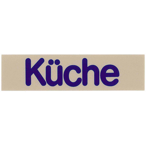 Tabuľka &quot;Küche&quot; | CONTACTO, 7673/002