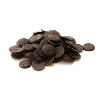 Španielska horká čokoláda 62 %, 20 kg balenie, dropsy | NATRA CACAO, Dark