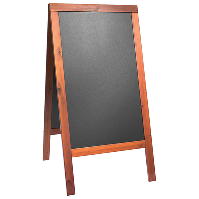 Informačná tabuľa drevená 550x850 mm, čierna | CONTACTO, 7696/122