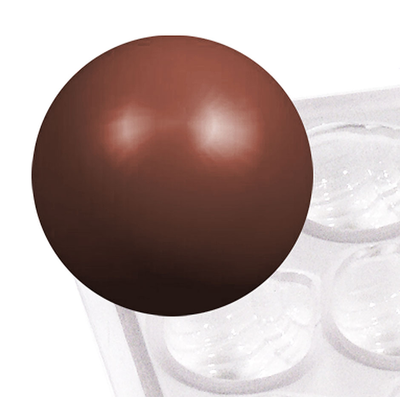 Polykarbonátová podložka na čokoládu, pologuľa | CONTACTO, 6751/013