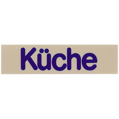 Tabuľka &quot;Küche&quot; | CONTACTO, 7673/002