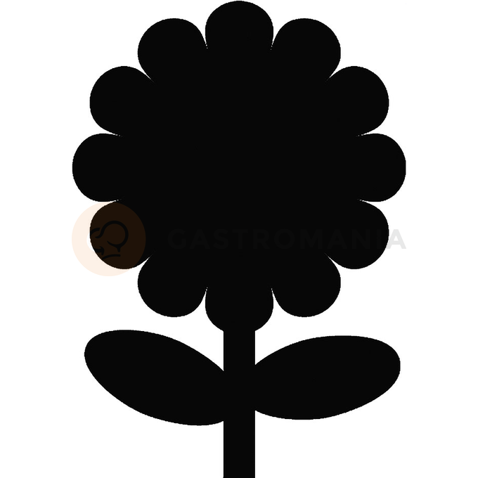 Tabuľa v tvare kvetu 430x300 mm | CONTACTO, 7690/001