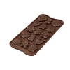 Forma na pralinky a čokoládky - Vianoce, 15x - SCG41 Xmas Choco Buttons | SILIKOMART, EasyChoc 3D Choco