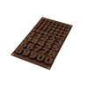 Forma na pralinky a čokoládky - čísla, 60x - SF174 Choco 123 | SILIKOMART, EasyChoc