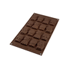 Forma na pralinky a čokoládky - safari, 16x 10,5 ml - SF195 Safari Choco Tags | SILIKOMART, EasyChoc