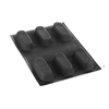 Silikónová forma na mini podlhovasté zákusky 6x 95x40x25 mm, 2 ks. | SILIKOMART, Air Plus 03 Mini Plumcake