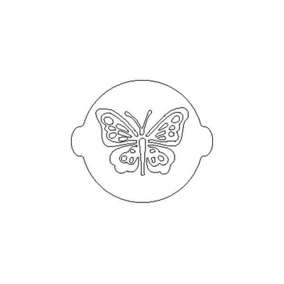 Plastová šablóna na zdobenie, motýľ - ACC059 | SILIKOMART, 70.027.99.0060