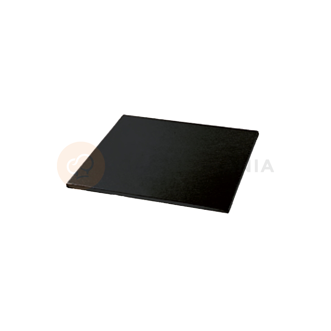Podložka pod torty a zákusky štvorcová čierna - 20x20 cm | SILIKOMART, Cake Cardboard Drums Square