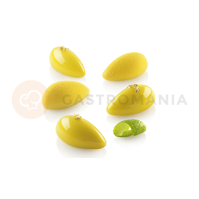 Silikónová forma na cukrovinky a monoporcie - 20x 44x21x20 mm, 10 ml - Quenelle 10 | SILIKOMART, Modern Single Portions