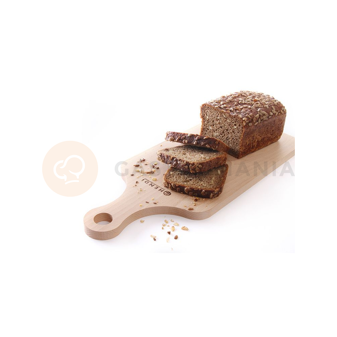 Drevená Doska na krájanie chleba s rukoväťou 390x160x12 mm | HENDI, 505106
