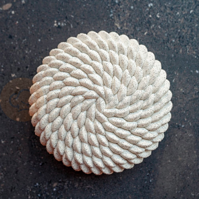 Silikónová forma na dezerty 3D - 180x56 mm, 1000 ml - KE074S | PAVONI, Façon Saint-Honoré
